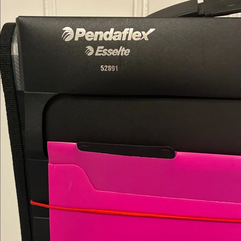 Pendaflex 6 Multicolor Hanging File Folders with Carry Case To Store Files